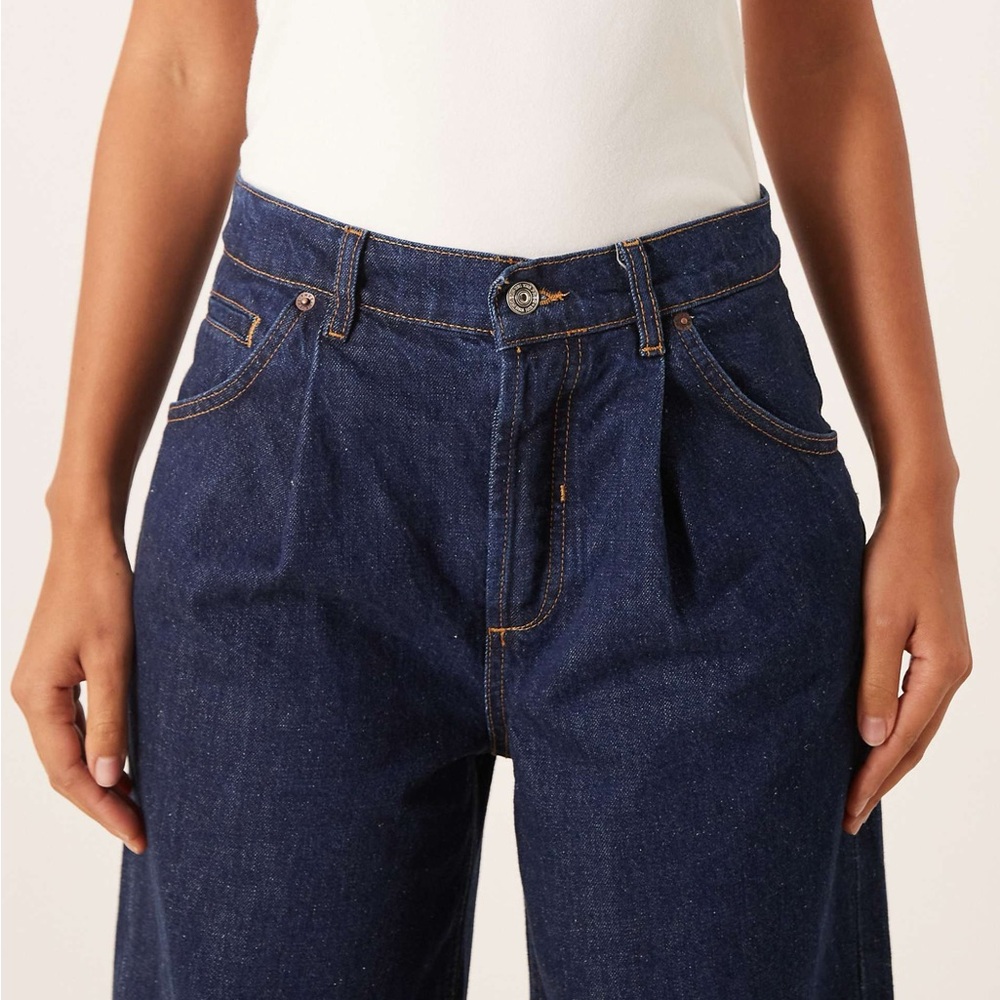 NWT Free People x We The Free Alia Cuffed High-Waist Wide-Leg Jean - Picture 6 of 11